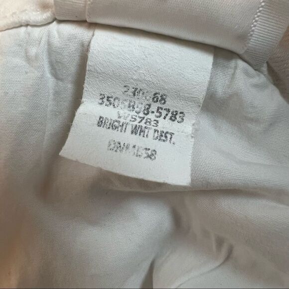 Paige Womens Bridgette Mid Rise Crop White Destroyed Jeans 26 - Picture 6 of 12